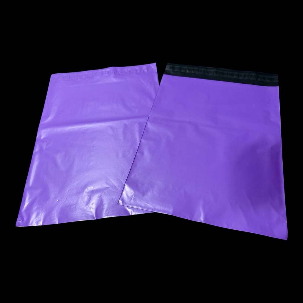 (10) 10 x 13 Solid Purple Self-Sealing Poly Mailers Shipping Envelopes